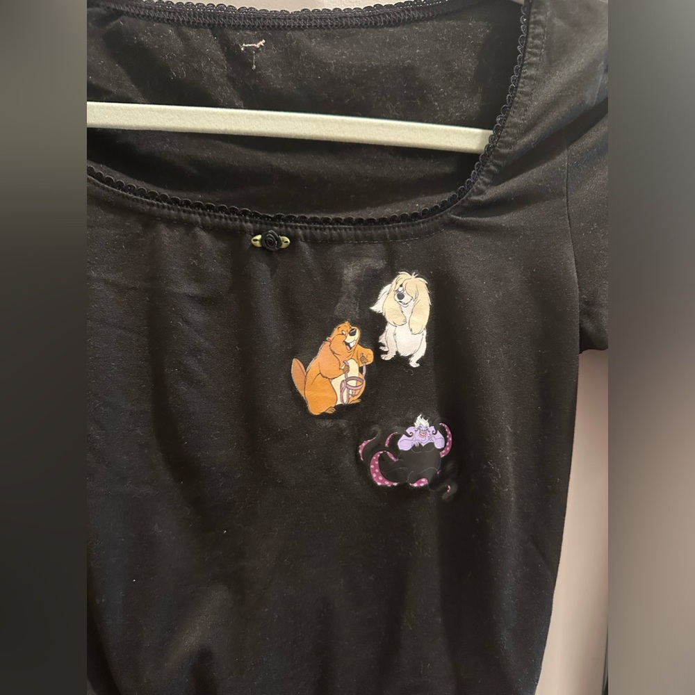 DIY little mermaid and random lady and the tramp characters crop top - Picture 17 of 17